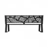 Banc urbain design métal anthracite 7016