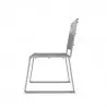 Structure métallique du fauteuil de ville en acier design