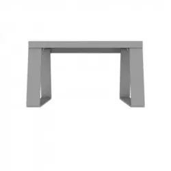 Siège monoplace métallique gris 9006
