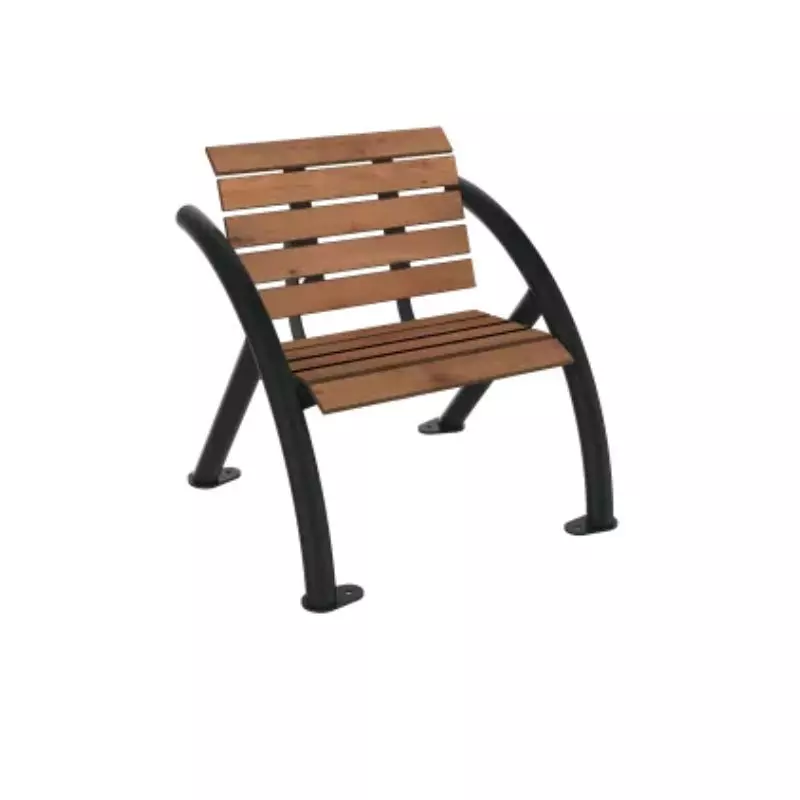 Fauteuil extérieur en lames HPL finition pin Tyrol