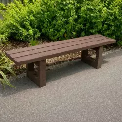 Banquette de ville en plastique recyclé
