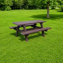 Table de picnic en plastique recyclé