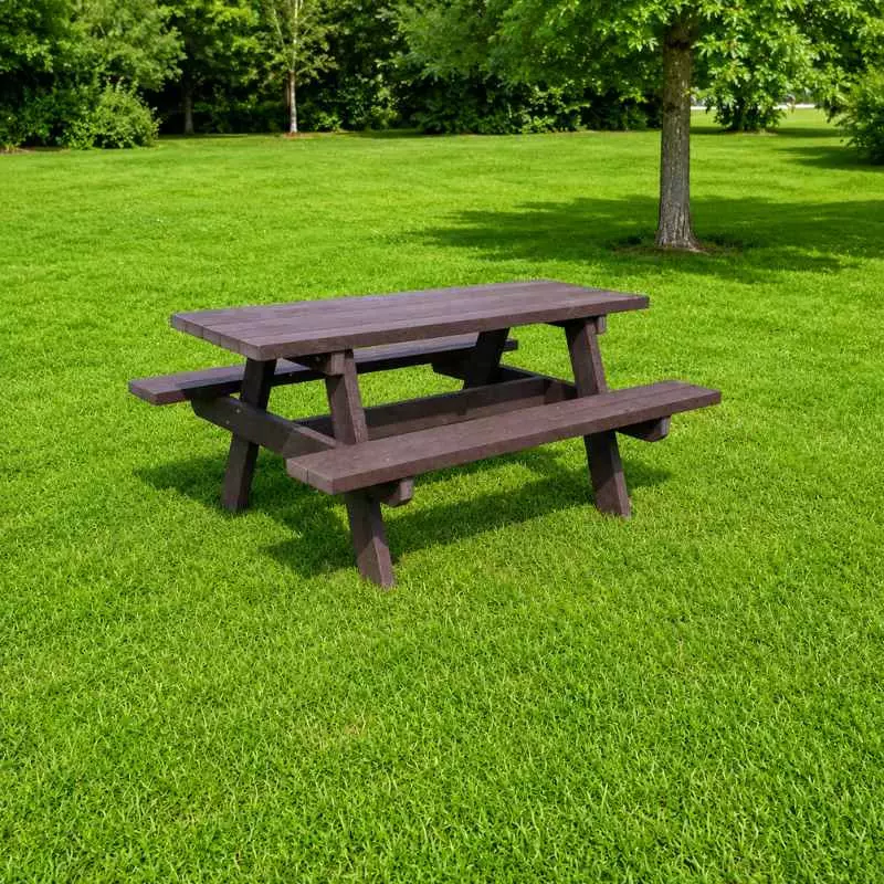 Table de picnic en plastique recyclé