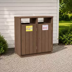 Poubelle tri sélectif pour collectivités