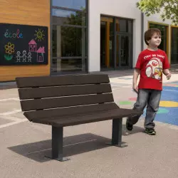 Banc en plastique recyclé pour enfant