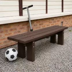 Banquette extérieure en plastque recyclé pour enfants