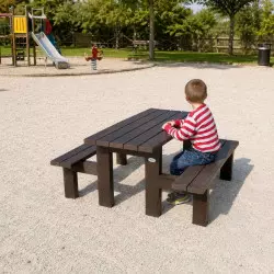 Table de picnic enfant en plastique recyclé