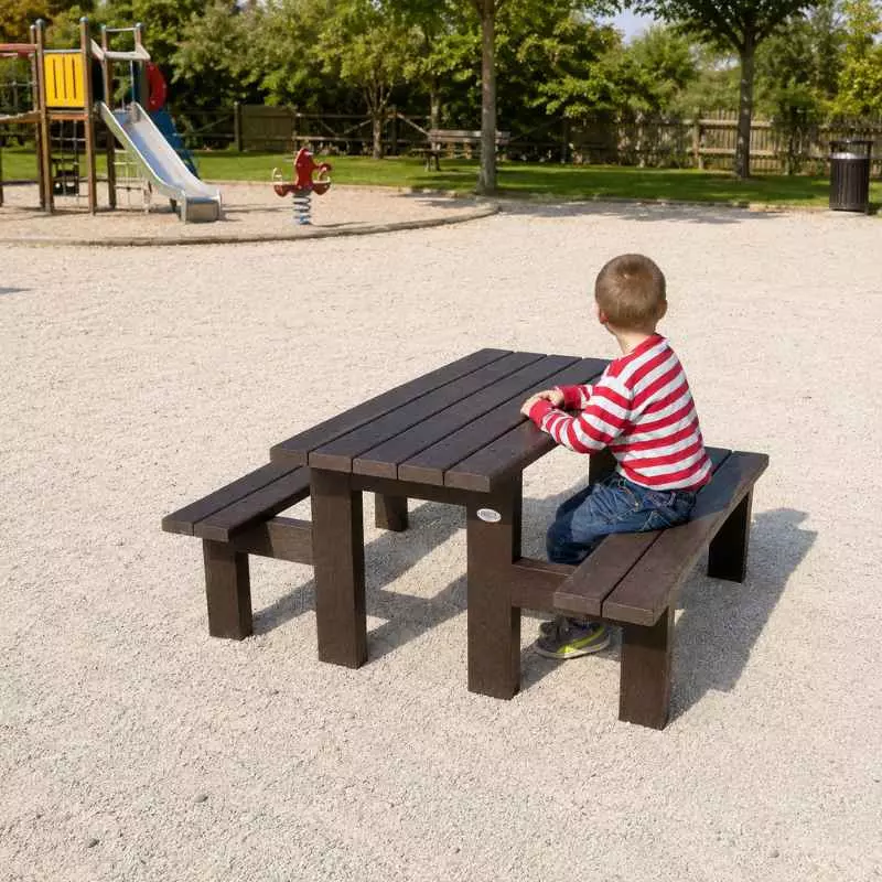 Table de picnic enfant en plastique recyclé