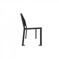 Banc urbain métal gris anthracite 7016