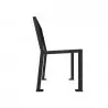 Fauteuil de ville en acier gris 7016