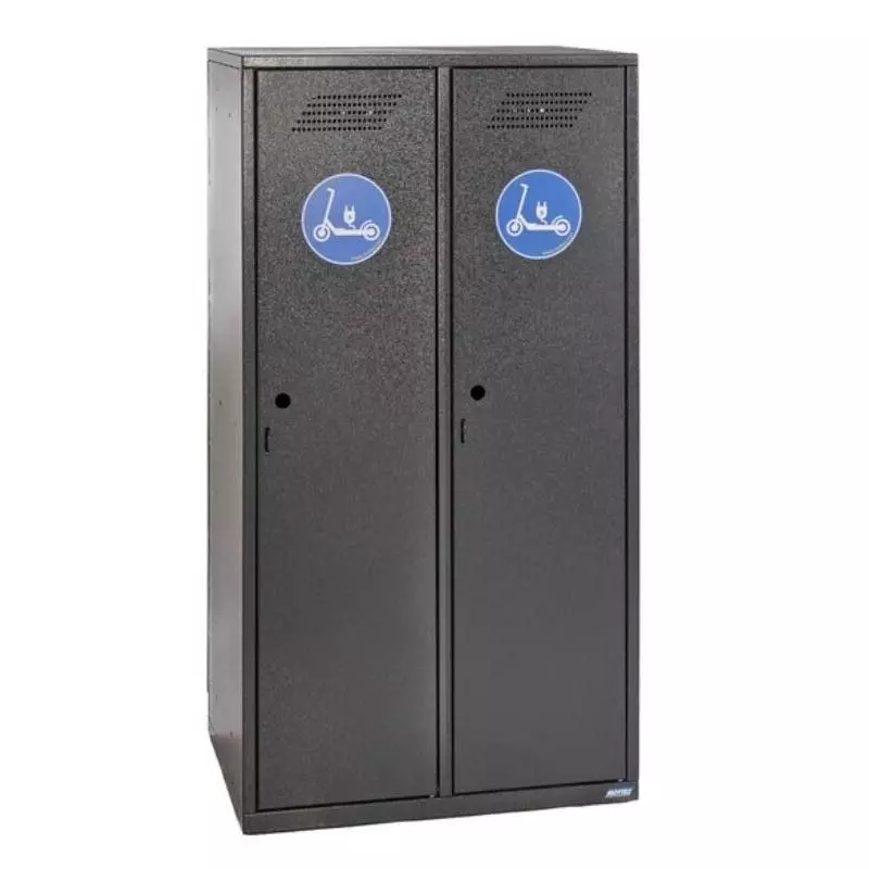 Casier vestiaire pour 2 trottinettes électriques