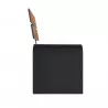 Piétement en acier roulé gris anthracite du fauteuil urbain Piétement en acier roulé gris anthracite du fauteuil urbain