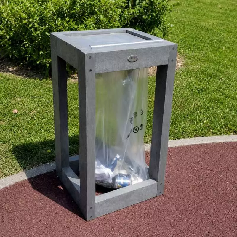 Poubelle Vigipirate en plastique recyclé