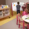 Aménagement d'un atelier peinture dans une maternelle Aménagement d'un atelier peinture dans une maternelle