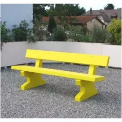 Banc de ville en béton finition colorée selon RAL Banc de ville en béton finition colorée selon RAL