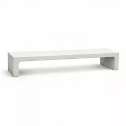 Banquette extérieure en béton armé