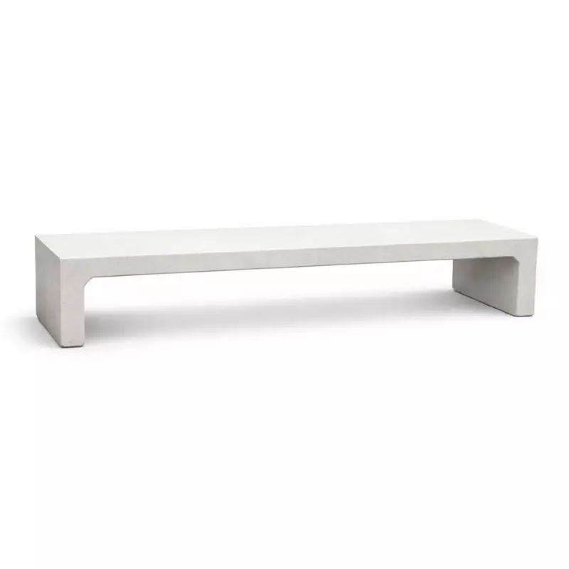 Banquette extérieure en béton armé