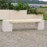 Banquette extérieure collectivité en béton armé Banquette extérieure collectivité en béton armé