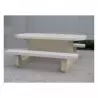 Table pique-nique en béton avec bancs Table pique-nique en béton avec bancs