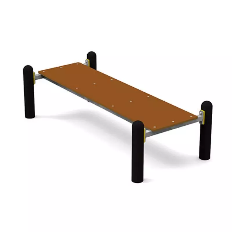 Module banc pour abdominaux pour parcours fitness plein air