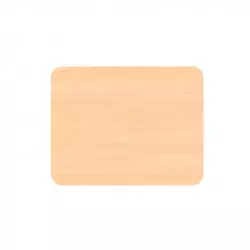 Plateau rectangulaire en hêtre vernis de la table d'école Plateau rectangulaire en hêtre vernis de la table d'école