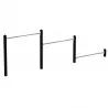 Module sportif barres de flexion 3 hauteurs