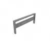 Rack pour motos et scooters en acier gris clair