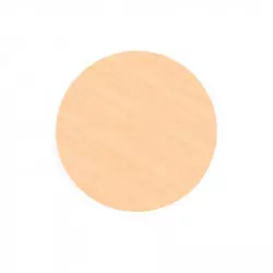 Plateau rond en hêtre de la table maternelle