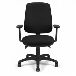 Chaise de bureau réglable avec accoudoirs