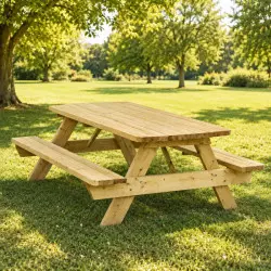 table pique nique en bois autoclave