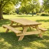 table pique nique en bois autoclave