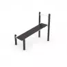 Agrès sportif extérieur - Banc abdominal incliné Agrès sportif extérieur - Banc abdominal incliné