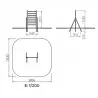 Dimensions de l'échelle à grimper pour enfant