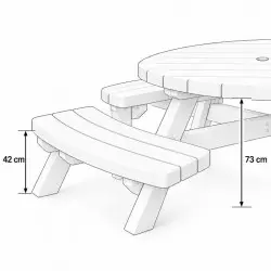schéma table pique nique autoclave schéma table pique nique autoclave