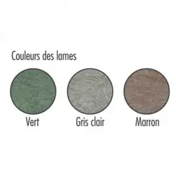 Choix des coloris pour la poubelle publique ronde Choix des coloris pour la poubelle publique ronde