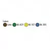 Nuancier des coloris disponibles pour la structure de la poubelle Nuancier des coloris disponibles pour la structure de la poubelle