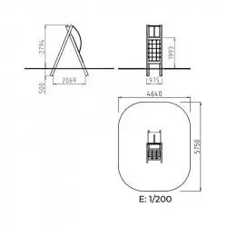 Dimensions du module sportif enfant