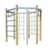 Structure hexagonale à grimper pour aire de jeux extérieur