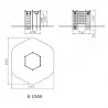 Dimensions de la structure aire de jeux