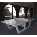Table ping pong béton brut