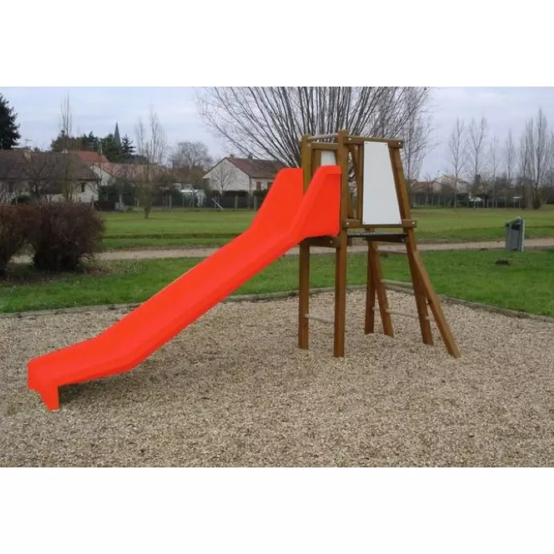 Toboggan enfant aire de jeux - toboggan en bois - Mobilier