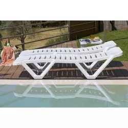 Bain de soleil piscine Hawaï