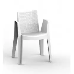 Fauteuil de jardin design blanc