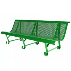 Banc extérieur de jardin3 pieds en métal