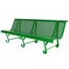 Banc extérieur de jardin3 pieds en métal