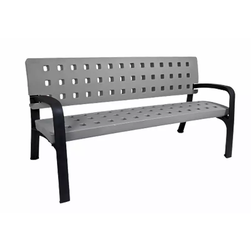 Banc de jardin gris