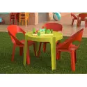 Ensemble table et chaise en plastique pour enfant