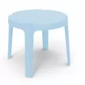 Table salon de jardin enfant bleu
