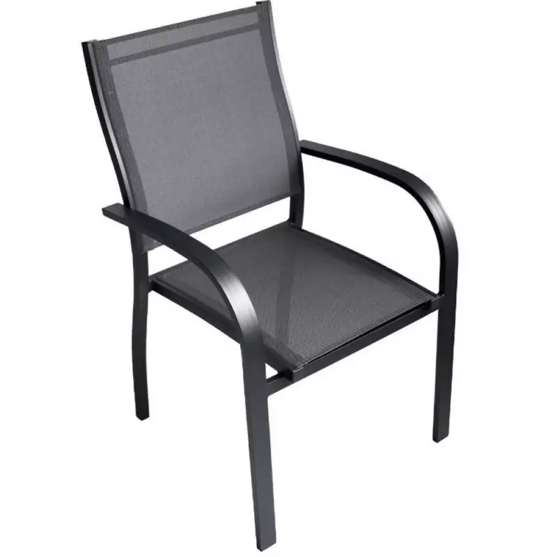 Fauteuil salon de jardin aluminium