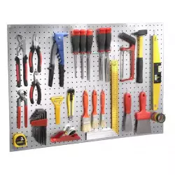 Panneau en tôle perforé pour garage